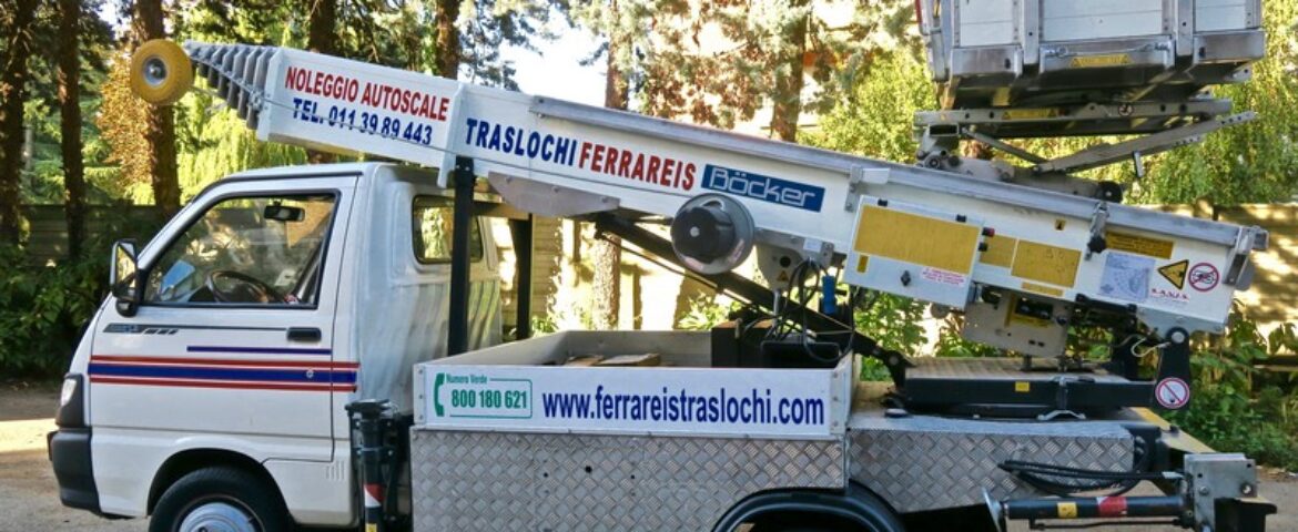 Traslochi con autogru